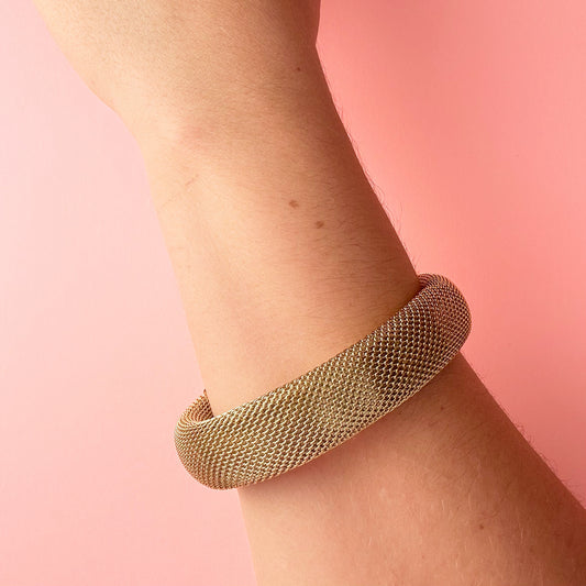 Golden Mesh Bangle