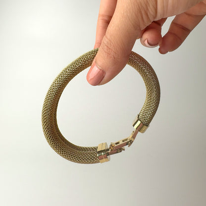 Golden Mesh Bangle