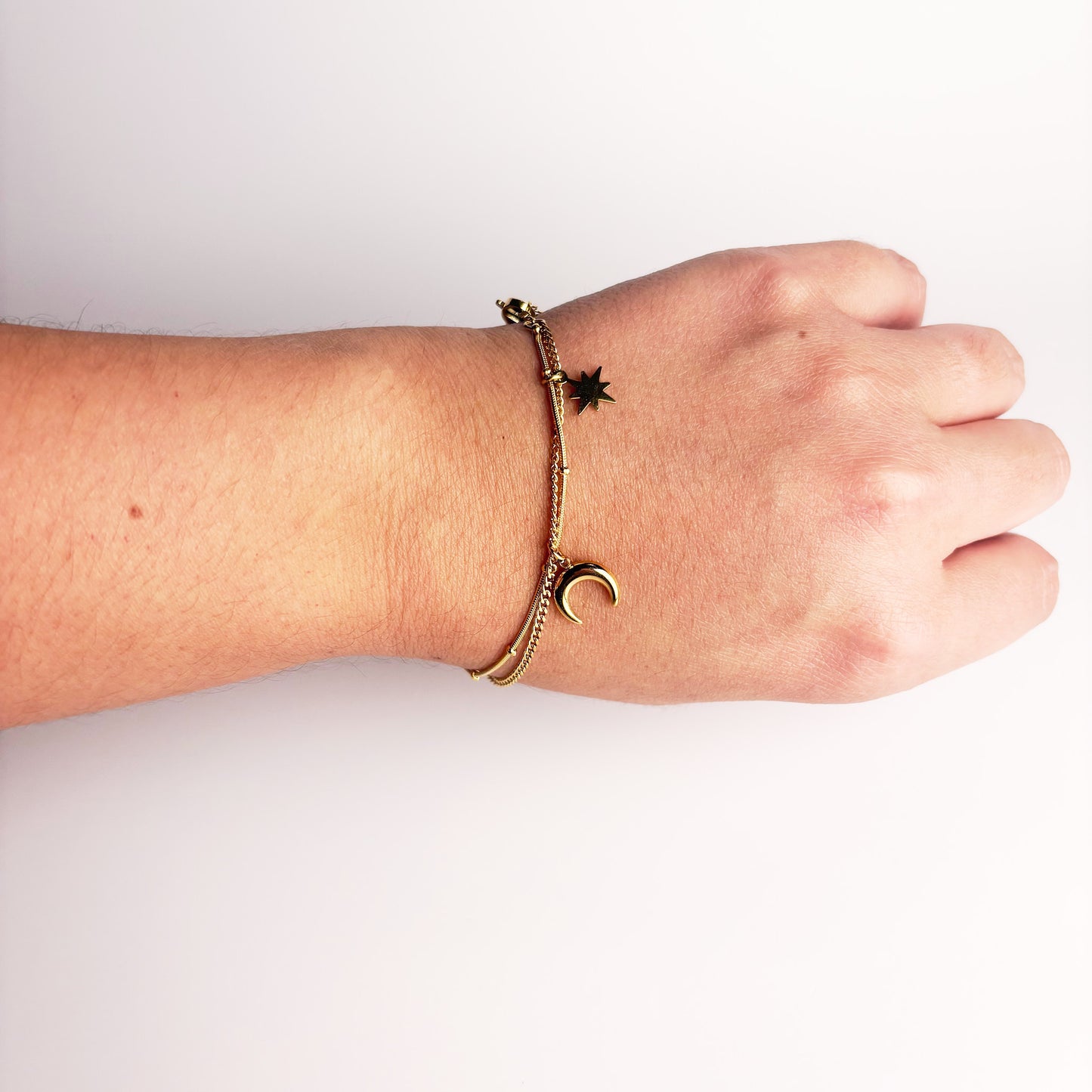 Moon & Star Bracelet